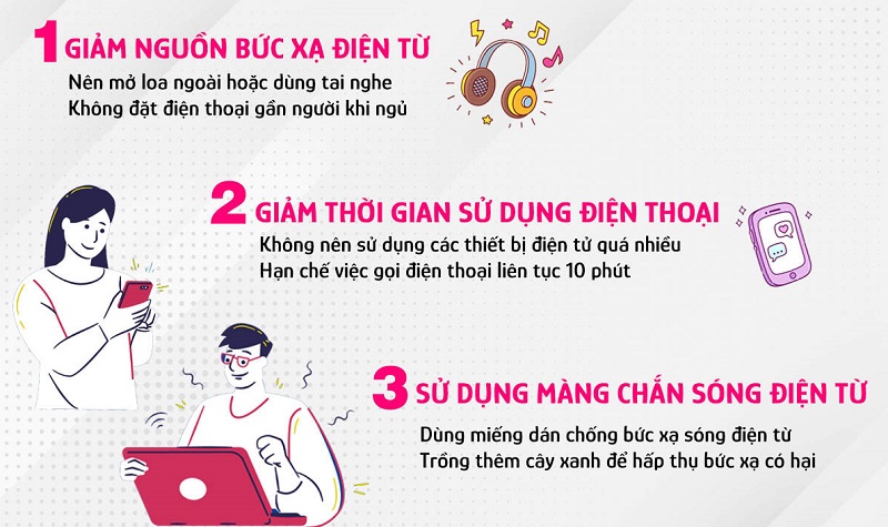 cach chong buc xa dien tu