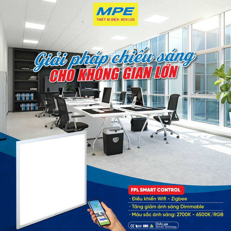 den panel giai phap cho khong gian lon