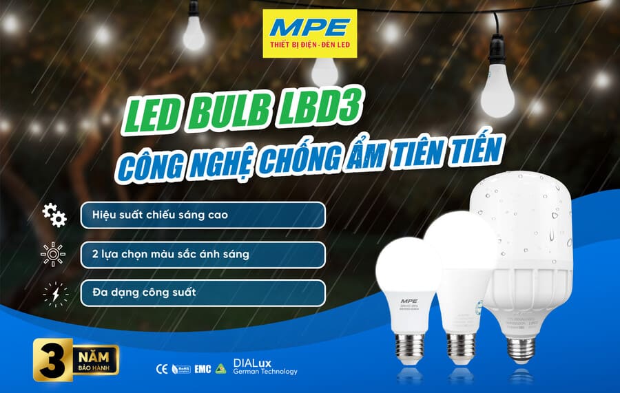 bong den led bulb mpe